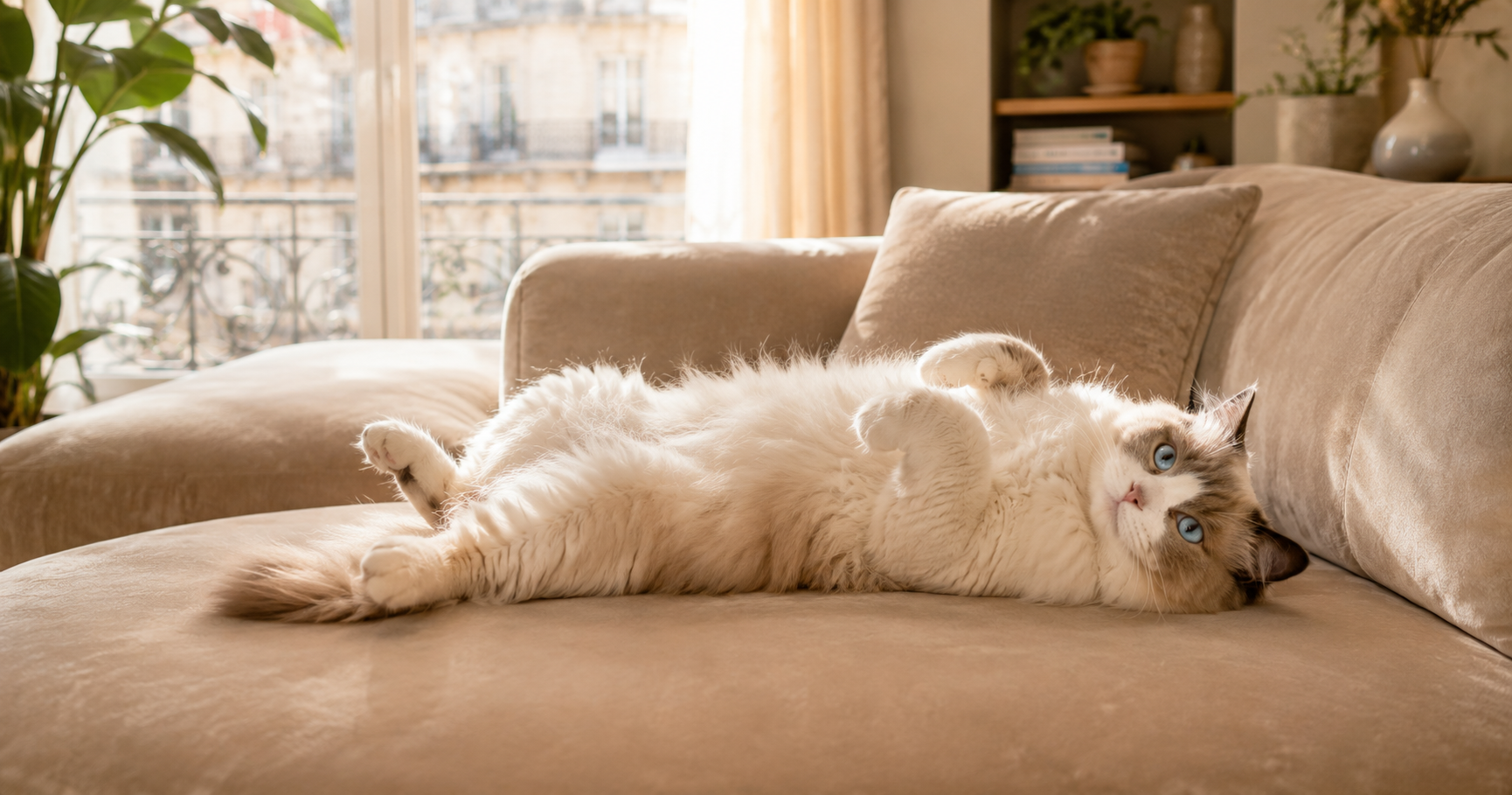 5 signes que votre chat est heureux à la maison